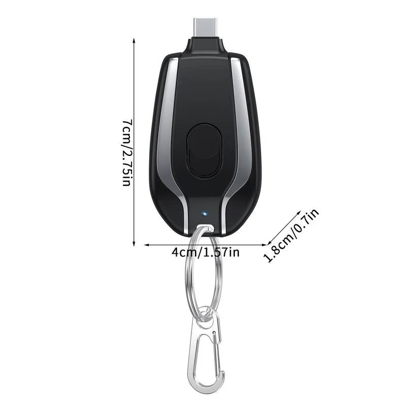 Draagbare Sleutelhanger Oplader | Iphone & Android