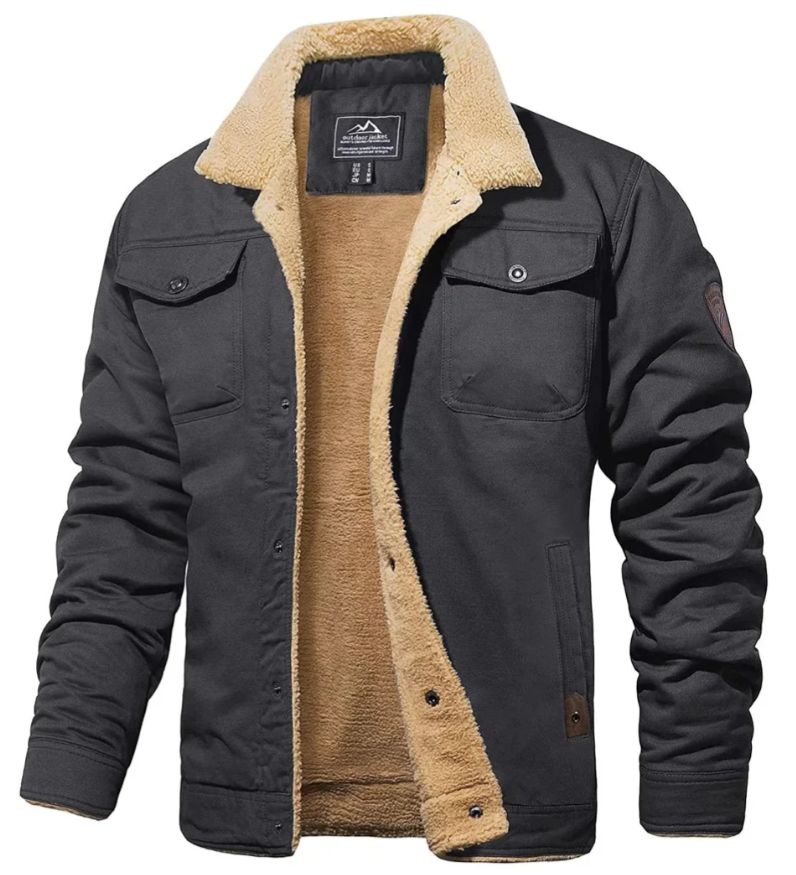 Heren Sherpa Lined Outdoor Jack