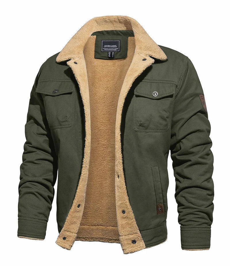 Heren Sherpa Lined Outdoor Jack