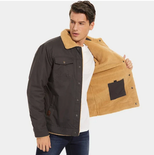 Heren Sherpa Lined Outdoor Jack